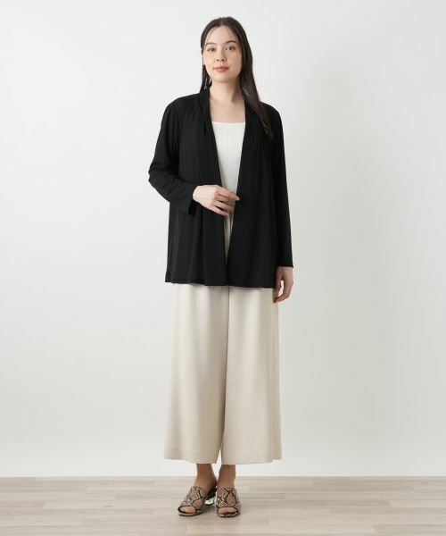 Leilian PLUS HOUSE / レリアンプラスハウス カーディガン・ボレロ | バックプリーツカーディガン【プラス企画】 | 詳細1