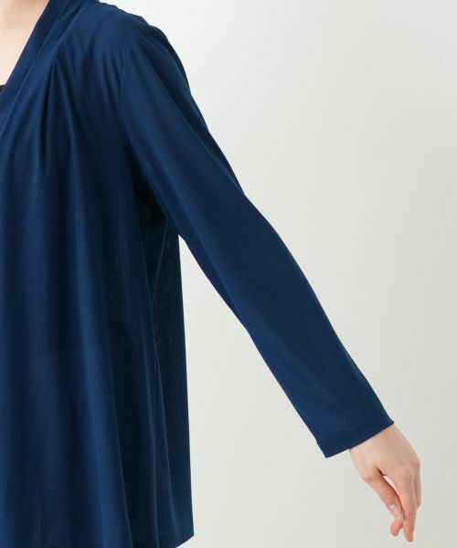 Leilian PLUS HOUSE / レリアンプラスハウス カーディガン・ボレロ | バックプリーツカーディガン【プラス企画】 | 詳細15