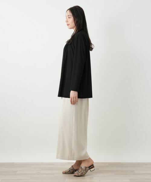 Leilian PLUS HOUSE / レリアンプラスハウス カーディガン・ボレロ | バックプリーツカーディガン【プラス企画】 | 詳細2