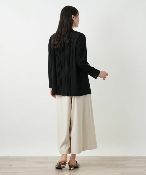 Leilian PLUS HOUSE / レリアンプラスハウス カーディガン・ボレロ | バックプリーツカーディガン【プラス企画】 | 詳細3