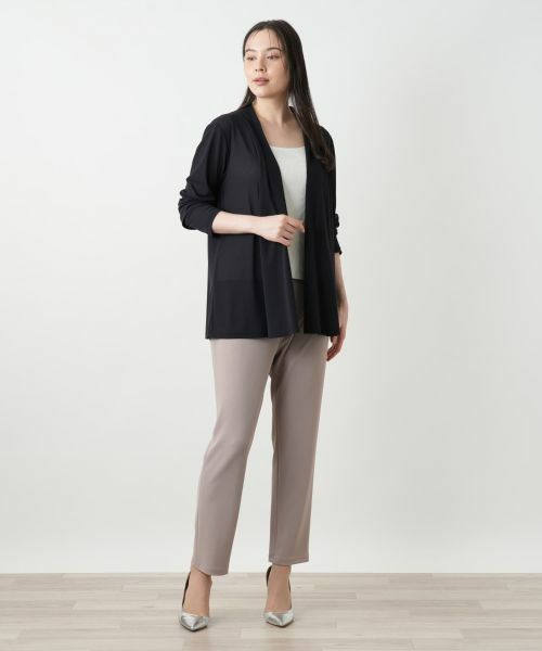 Leilian PLUS HOUSE / レリアンプラスハウス カーディガン・ボレロ | バックプリーツカーディガン【プラス企画】 | 詳細4