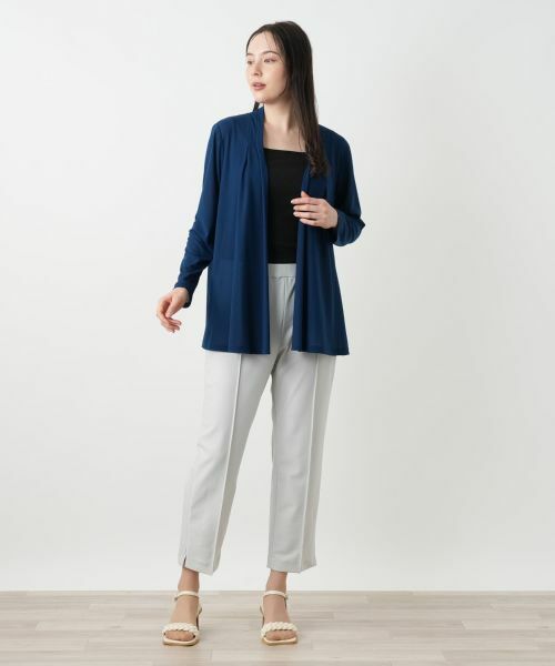 Leilian PLUS HOUSE / レリアンプラスハウス カーディガン・ボレロ | バックプリーツカーディガン【プラス企画】 | 詳細7