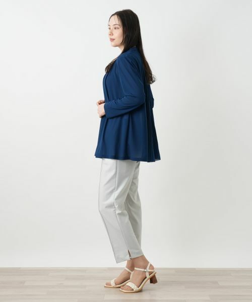 Leilian PLUS HOUSE / レリアンプラスハウス カーディガン・ボレロ | バックプリーツカーディガン【プラス企画】 | 詳細8