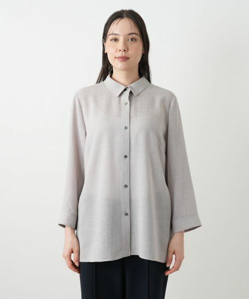 Leilian PLUS HOUSE / レリアンプラスハウス シャツ・ブラウス | 七分袖ブラウス【Leilian WHITE LABEL】 | 詳細10