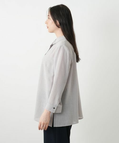 Leilian PLUS HOUSE / レリアンプラスハウス シャツ・ブラウス | 七分袖ブラウス【Leilian WHITE LABEL】 | 詳細11