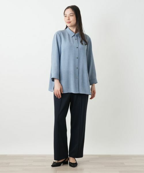 Leilian PLUS HOUSE / レリアンプラスハウス シャツ・ブラウス | 七分袖ブラウス【Leilian WHITE LABEL】 | 詳細4