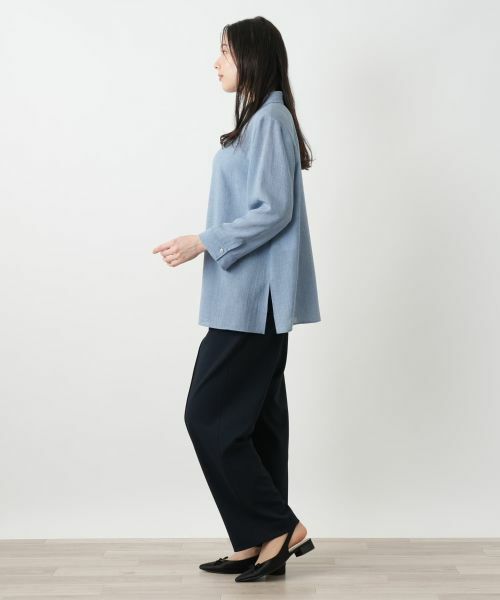 Leilian PLUS HOUSE / レリアンプラスハウス シャツ・ブラウス | 七分袖ブラウス【Leilian WHITE LABEL】 | 詳細5