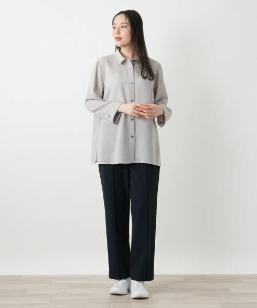 Leilian PLUS HOUSE / レリアンプラスハウス シャツ・ブラウス | 七分袖ブラウス【Leilian WHITE LABEL】 | 詳細7