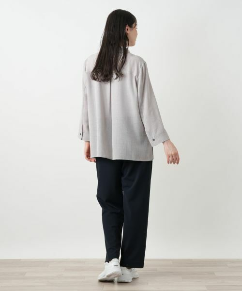 Leilian PLUS HOUSE / レリアンプラスハウス シャツ・ブラウス | 七分袖ブラウス【Leilian WHITE LABEL】 | 詳細9