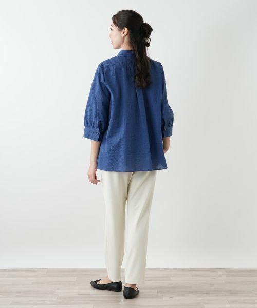 Leilian PLUS HOUSE / レリアンプラスハウス シャツ・ブラウス | 【店舗人気】七分袖ブラウス【Leilian WHITE LABEL】 | 詳細3