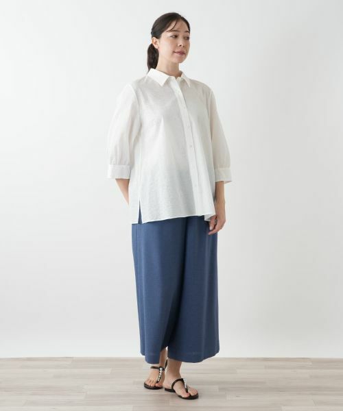 Leilian PLUS HOUSE / レリアンプラスハウス シャツ・ブラウス | 【店舗人気】七分袖ブラウス【Leilian WHITE LABEL】 | 詳細4