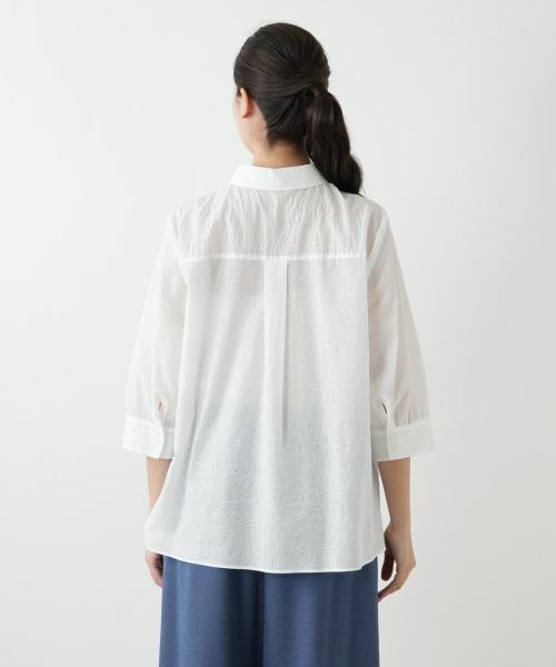 Leilian PLUS HOUSE / レリアンプラスハウス シャツ・ブラウス | 【店舗人気】七分袖ブラウス【Leilian WHITE LABEL】 | 詳細9