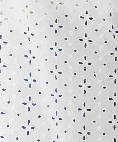Leilian PLUS HOUSE / レリアンプラスハウス シャツ・ブラウス | カットワーク七分袖ブラウス【Leilian WHITE LABEL】 | 詳細16
