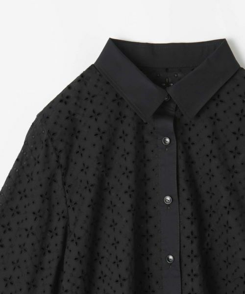 Leilian PLUS HOUSE / レリアンプラスハウス シャツ・ブラウス | カットワーク七分袖ブラウス【Leilian WHITE LABEL】 | 詳細21