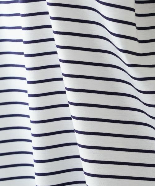 Leilian PLUS HOUSE / レリアンプラスハウス カットソー | ボーダーノースリーブカットソー【Leilian WHITE LABEL】 | 詳細14