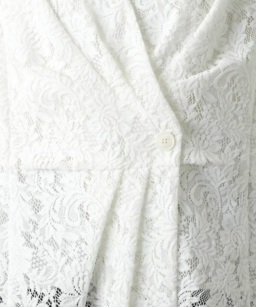 Leilian PLUS HOUSE / レリアンプラスハウス テーラードジャケット | ノーカラージャケット【BOURGE】 | 詳細16