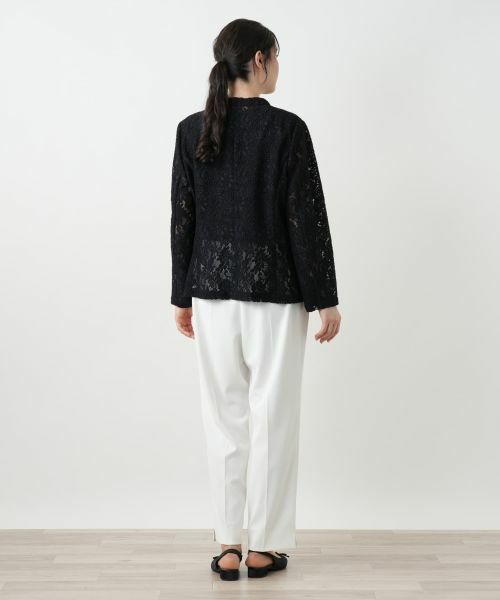 Leilian PLUS HOUSE / レリアンプラスハウス テーラードジャケット | ノーカラージャケット【BOURGE】 | 詳細3