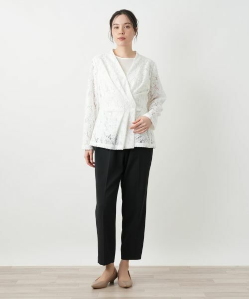 Leilian PLUS HOUSE / レリアンプラスハウス テーラードジャケット | ノーカラージャケット【BOURGE】 | 詳細4