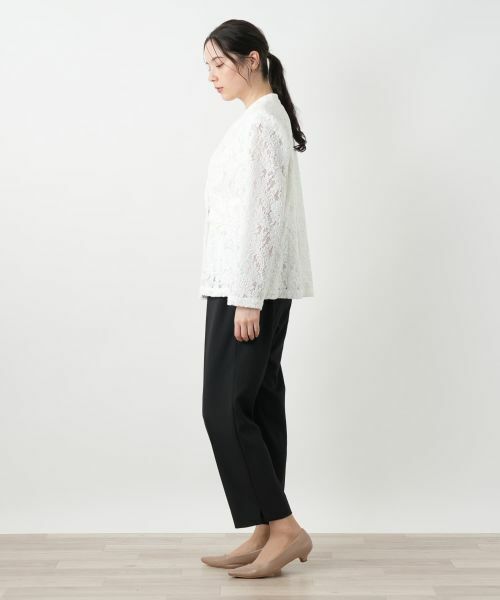 Leilian PLUS HOUSE / レリアンプラスハウス テーラードジャケット | ノーカラージャケット【BOURGE】 | 詳細5