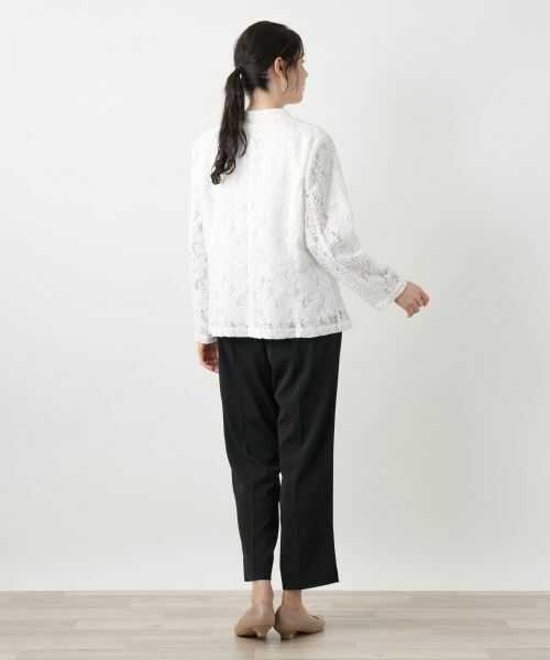 Leilian PLUS HOUSE / レリアンプラスハウス テーラードジャケット | ノーカラージャケット【BOURGE】 | 詳細6