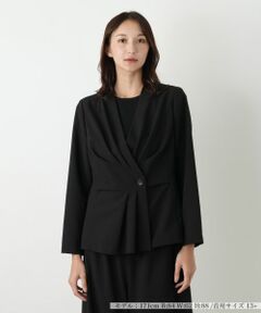 Leilian PLUS HOUSE / レリアンプラスハウス テーラードジャケット | ノーカラージャケット【BOURGE】