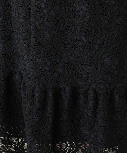 Leilian PLUS HOUSE / レリアンプラスハウス ミニ・ひざ丈スカート | カギ編みレーススカート【BOURGE】 | 詳細11