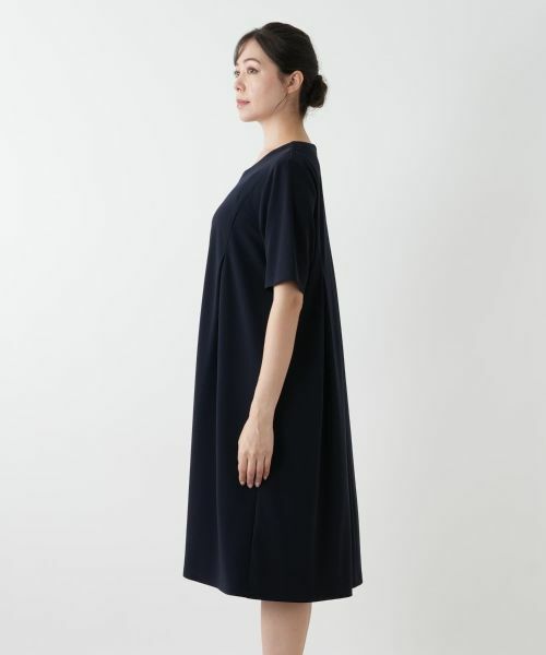 Leilian PLUS HOUSE / レリアンプラスハウス ドレス | Vネックフレアワンピース【Leilian WHITE LABEL】 | 詳細11