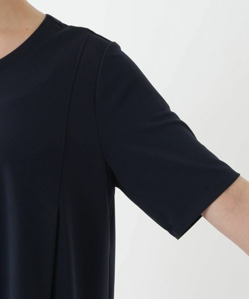 Leilian PLUS HOUSE / レリアンプラスハウス ドレス | Vネックフレアワンピース【Leilian WHITE LABEL】 | 詳細16