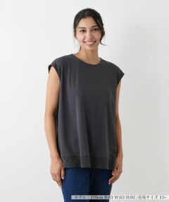 Leilian PLUS HOUSE / レリアンプラスハウス カットソー | フレンチスリーブカットソー【Leilian WHITE LABEL】