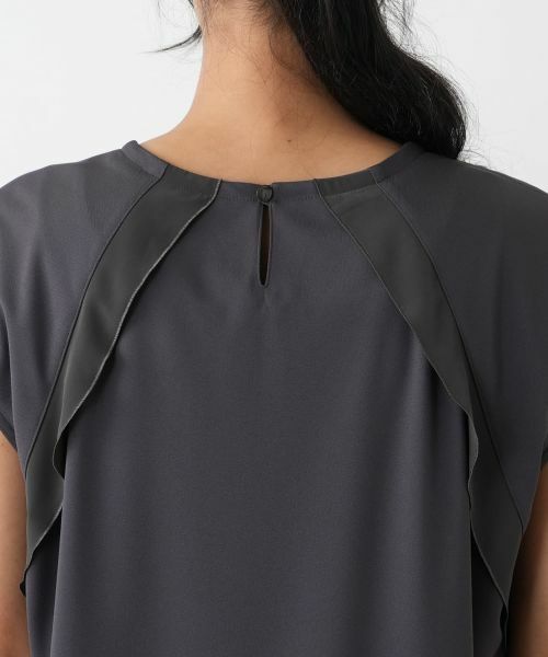 Leilian PLUS HOUSE / レリアンプラスハウス カットソー | フレンチスリーブカットソー【Leilian WHITE LABEL】 | 詳細11
