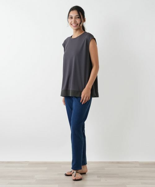 Leilian PLUS HOUSE / レリアンプラスハウス カットソー | フレンチスリーブカットソー【Leilian WHITE LABEL】 | 詳細4