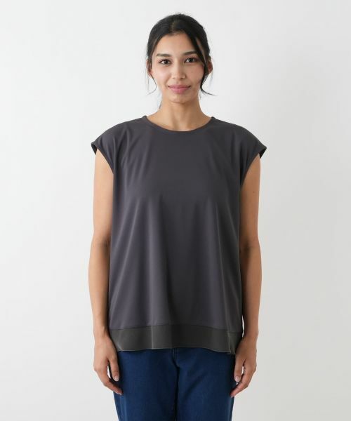 Leilian PLUS HOUSE / レリアンプラスハウス カットソー | フレンチスリーブカットソー【Leilian WHITE LABEL】 | 詳細7