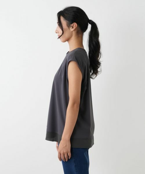 Leilian PLUS HOUSE / レリアンプラスハウス カットソー | フレンチスリーブカットソー【Leilian WHITE LABEL】 | 詳細8