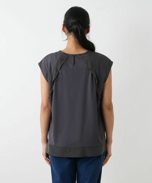 Leilian PLUS HOUSE / レリアンプラスハウス カットソー | フレンチスリーブカットソー【Leilian WHITE LABEL】 | 詳細9