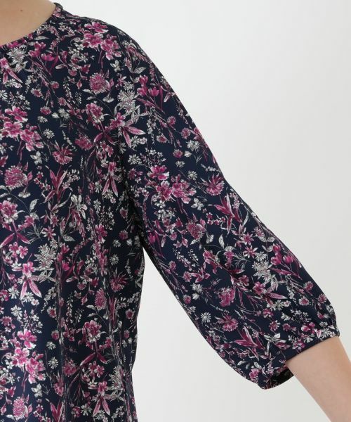 Leilian PLUS HOUSE / レリアンプラスハウス カットソー | プリントフレアブラウス【Leilian WHITE LABEL】 | 詳細15