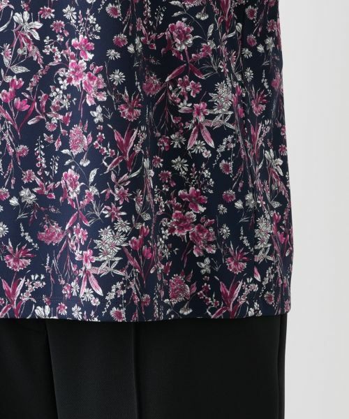 Leilian PLUS HOUSE / レリアンプラスハウス カットソー | プリントフレアブラウス【Leilian WHITE LABEL】 | 詳細16