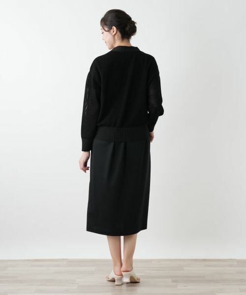 Leilian PLUS HOUSE / レリアンプラスハウス カーディガン・ボレロ | ジップカーディガン【Leilian WHITE LABEL】 | 詳細3