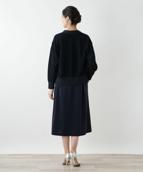 Leilian PLUS HOUSE / レリアンプラスハウス カーディガン・ボレロ | ジップカーディガン【Leilian WHITE LABEL】 | 詳細6