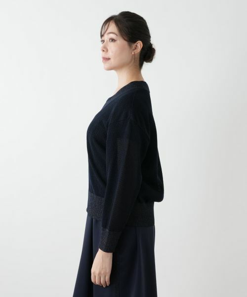 Leilian PLUS HOUSE / レリアンプラスハウス カーディガン・ボレロ | ジップカーディガン【Leilian WHITE LABEL】 | 詳細8