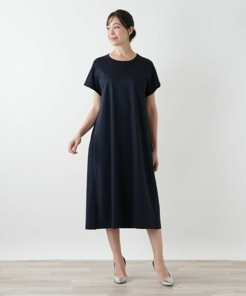 Leilian PLUS HOUSE / レリアンプラスハウス ドレス | ラメコードワンピース【Leilian WHITE LABEL】 | 詳細4