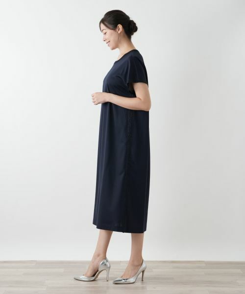 Leilian PLUS HOUSE / レリアンプラスハウス ドレス | ラメコードワンピース【Leilian WHITE LABEL】 | 詳細5