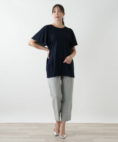 Leilian PLUS HOUSE / レリアンプラスハウス カットソー | フレアカットソー【Leilian WHITE LABEL】 | 詳細1