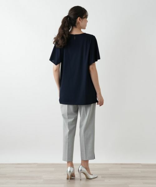 Leilian PLUS HOUSE / レリアンプラスハウス カットソー | フレアカットソー【Leilian WHITE LABEL】 | 詳細3