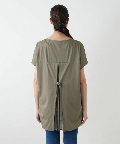 Leilian PLUS HOUSE / レリアンプラスハウス シャツ・ブラウス | バック切替キーネックブラウス | 詳細12