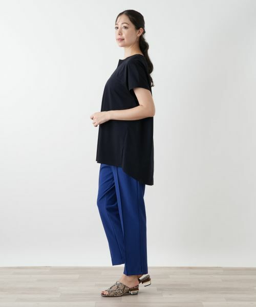 Leilian PLUS HOUSE / レリアンプラスハウス シャツ・ブラウス | バック切替キーネックブラウス | 詳細2