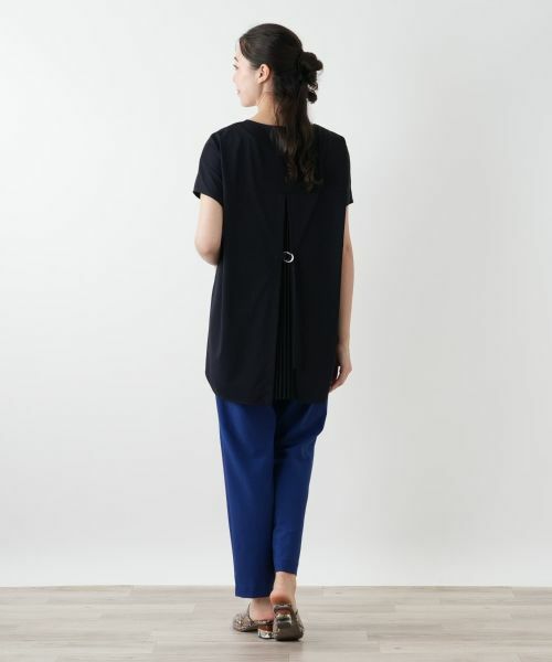 Leilian PLUS HOUSE / レリアンプラスハウス シャツ・ブラウス | バック切替キーネックブラウス | 詳細3