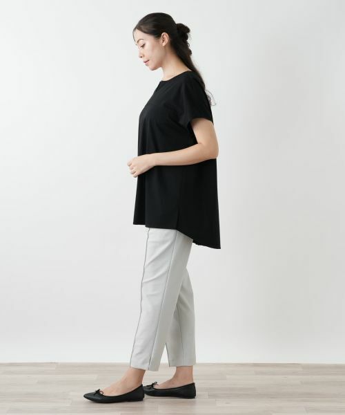 Leilian PLUS HOUSE / レリアンプラスハウス シャツ・ブラウス | バック切替キーネックブラウス | 詳細5