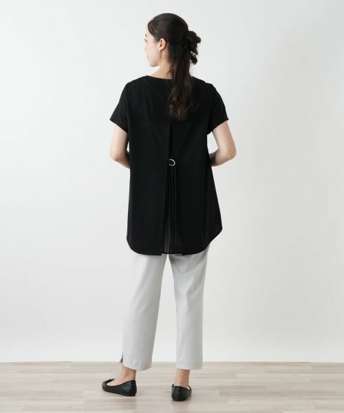 Leilian PLUS HOUSE / レリアンプラスハウス シャツ・ブラウス | バック切替キーネックブラウス | 詳細6