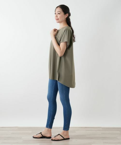 Leilian PLUS HOUSE / レリアンプラスハウス シャツ・ブラウス | バック切替キーネックブラウス | 詳細8