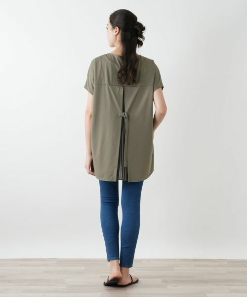 Leilian PLUS HOUSE / レリアンプラスハウス シャツ・ブラウス | バック切替キーネックブラウス | 詳細9